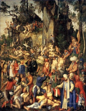 アルブレヒト・デューラー Painting - 北方ルネサンスの一万人の殉教 アルブレヒト・デューラー